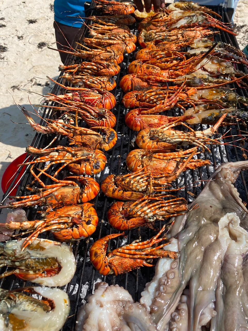 Piatto di aragoste alla griglia al Crab Shack